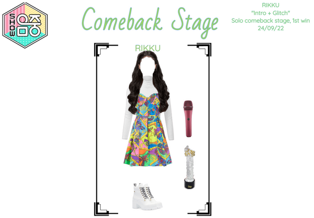 RIKKU Glitch comeback stage show music core