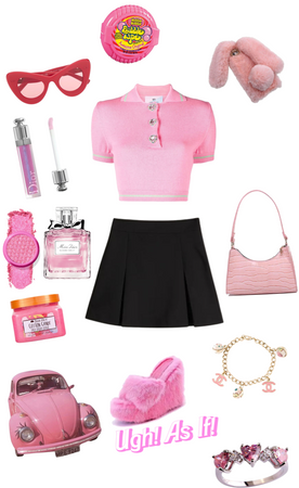 Girly 2000‘s Look Pink