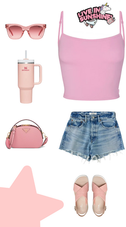 Pink|Zara cute outfit