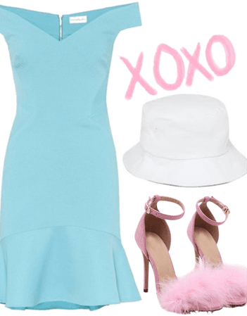 White ,Teal, and pink set