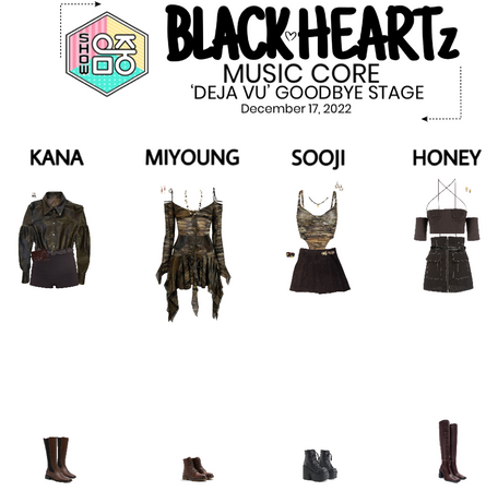 {BLACK HEARTz}’Deja Vu’ Music Core Goodbye Stage