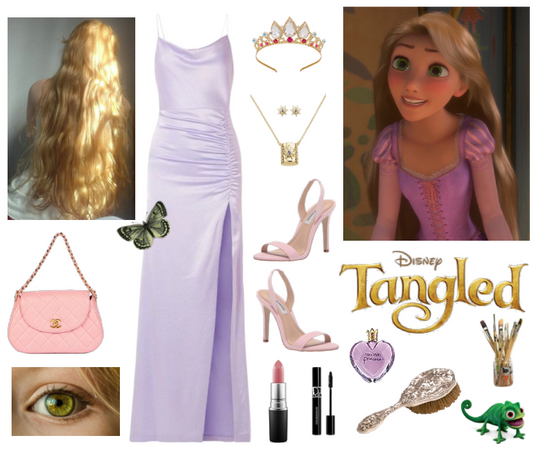 Rapunzel Luxury Princess Challenge Outfit!✨💜💛