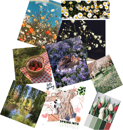spring collage