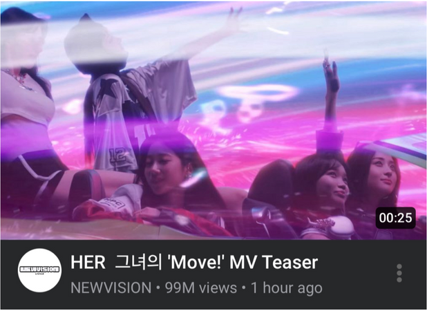 NEWVISION : HER “MOVE!” MV TEASER