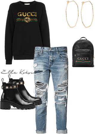 casual gucci outfit