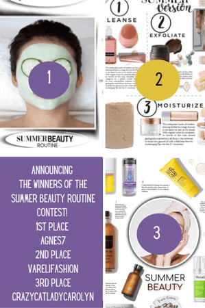Announcing The Winners Of The Summer Beauty Routine Contest