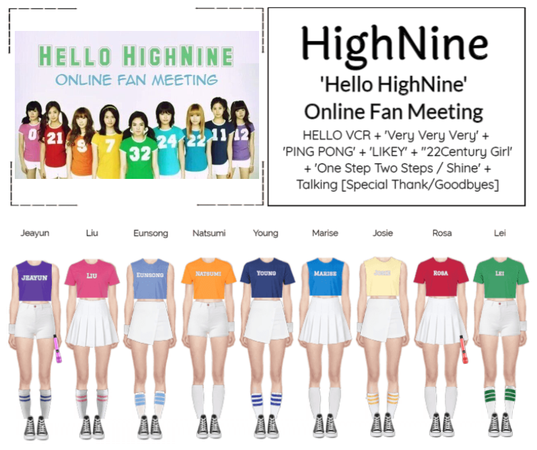 HighNine (하이 나인) 'Hello HighNine' Fan Meeting