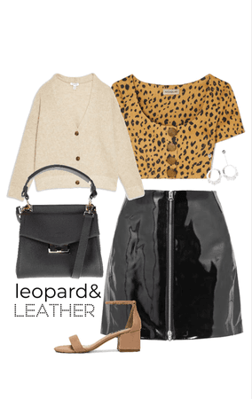 leopard &leather