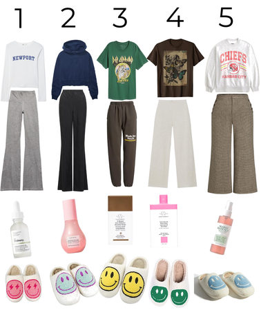 pick your outfit for lazy day at home