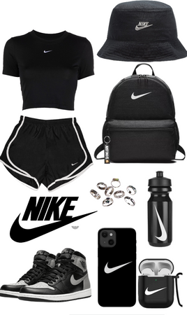 my black Nike outfit