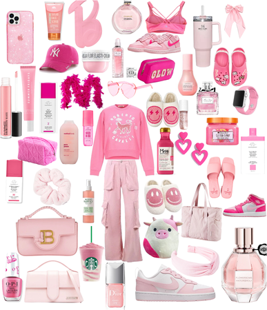 all shade of pink