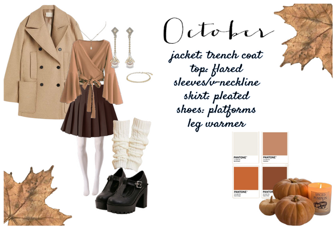 October fall fashion garment assignment