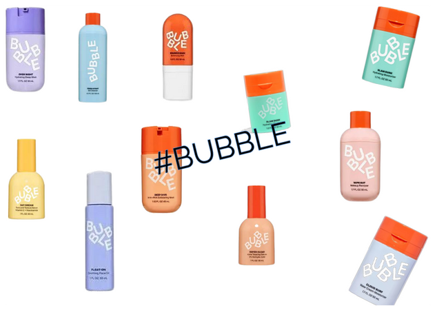 Bubble skincare set