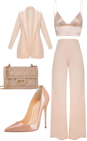 nude weekday outfit