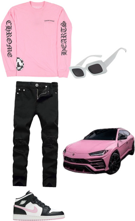pink/white fit