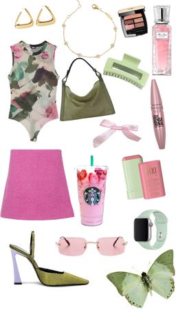green pink 🩷💚