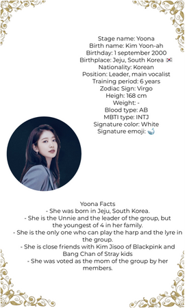 Muses - Member profile: Yoona