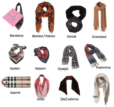 Type of scarves