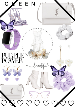 White & Purple