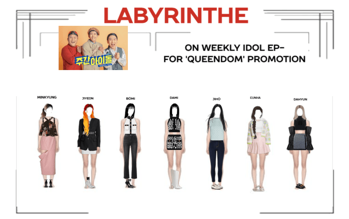 labyrinthe on weekly idol
