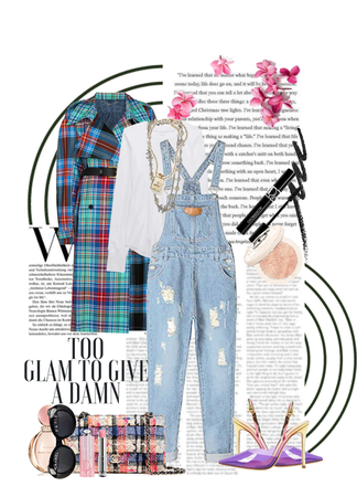 Dungarees but glam