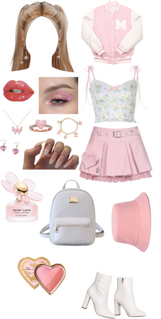 pink outfit for idol kpop