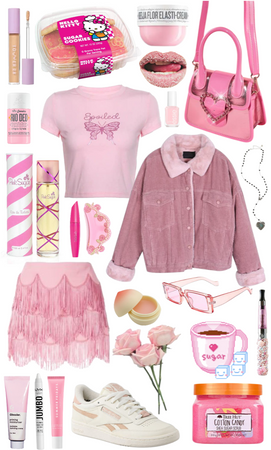 pink sugar milk