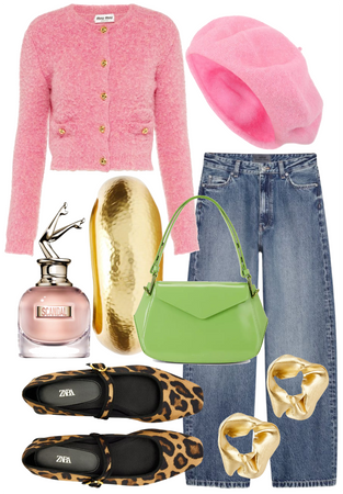 colorful happy energetic outfit of the day