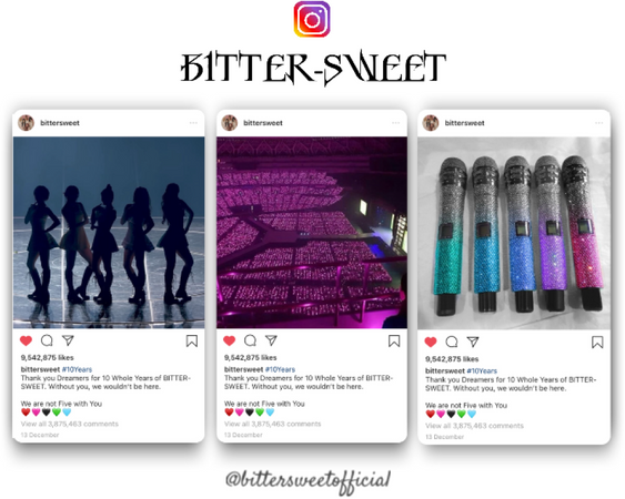 BITTER-SWEET 비터스윗 Instagram Post