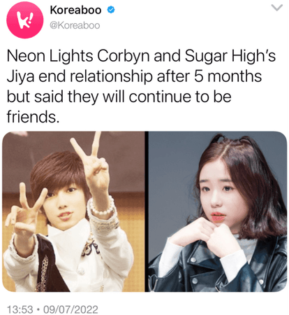 Neon Lights Corbyn and Sugar High’s Jiya Break Up