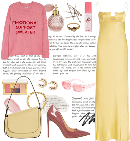 a bit of pink & yellow