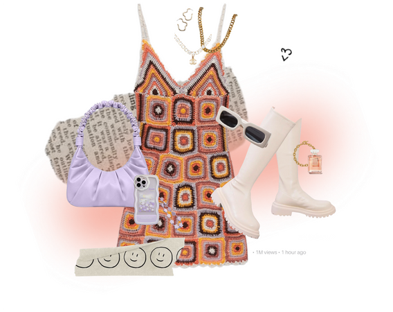 Crochet Dress INspo Outfit