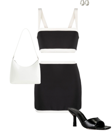 Chic Black & White Outfit
