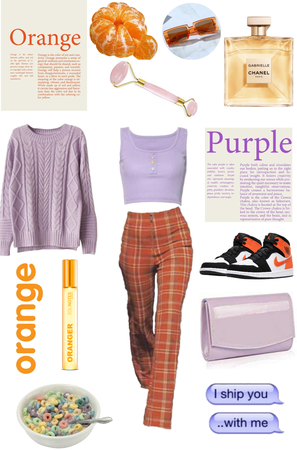 Purple and Orange