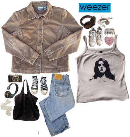 weezer inspired outfit