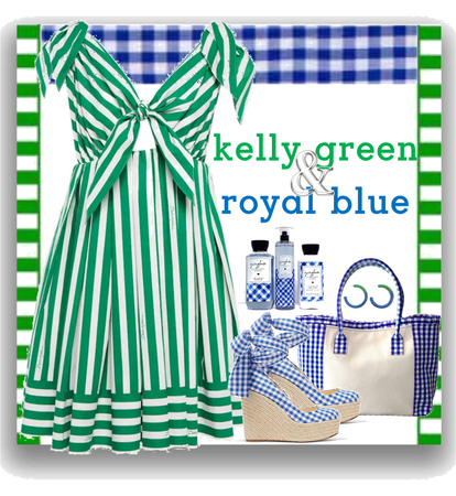 Kelly Green & Royal Blue