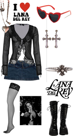 Lana Del Rey concert outfits