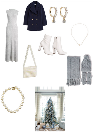 Blue Christmas outfit
