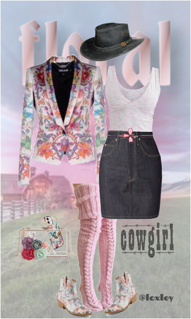 Floral Cowgirl