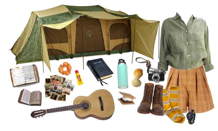 tent camping look!