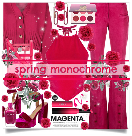 Spring Monochrome: Pantone Viva Magenta