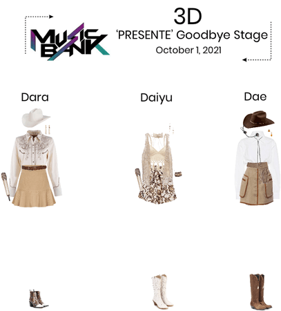 3D//‘PRESENTE’ Music Bank Goodbye Stage
