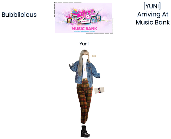 Bubblicious [YUNI] Arriving At Music Bank