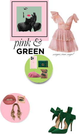 Pink & green