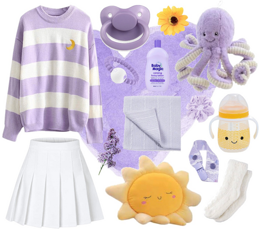 Agere Light Purple Octopus Outfit