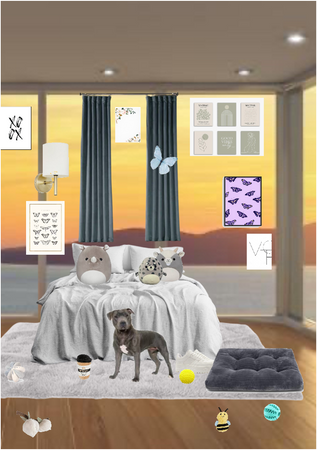 grey luxury room