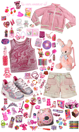 pink kidcore outfit inspired by mezzo piano