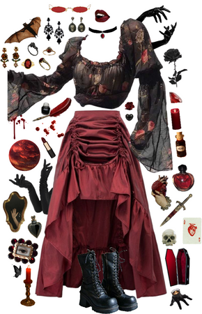 Mina Murray 🩸 Vampire/Dracula Inspired Look 🧛‍♂️