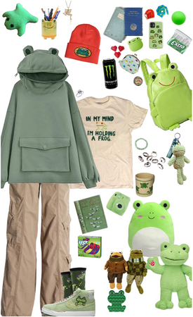 frog outfit/moodboard