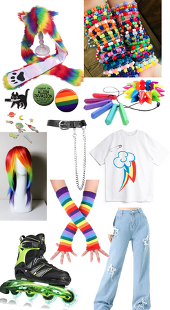 rainbow dash cosplay board